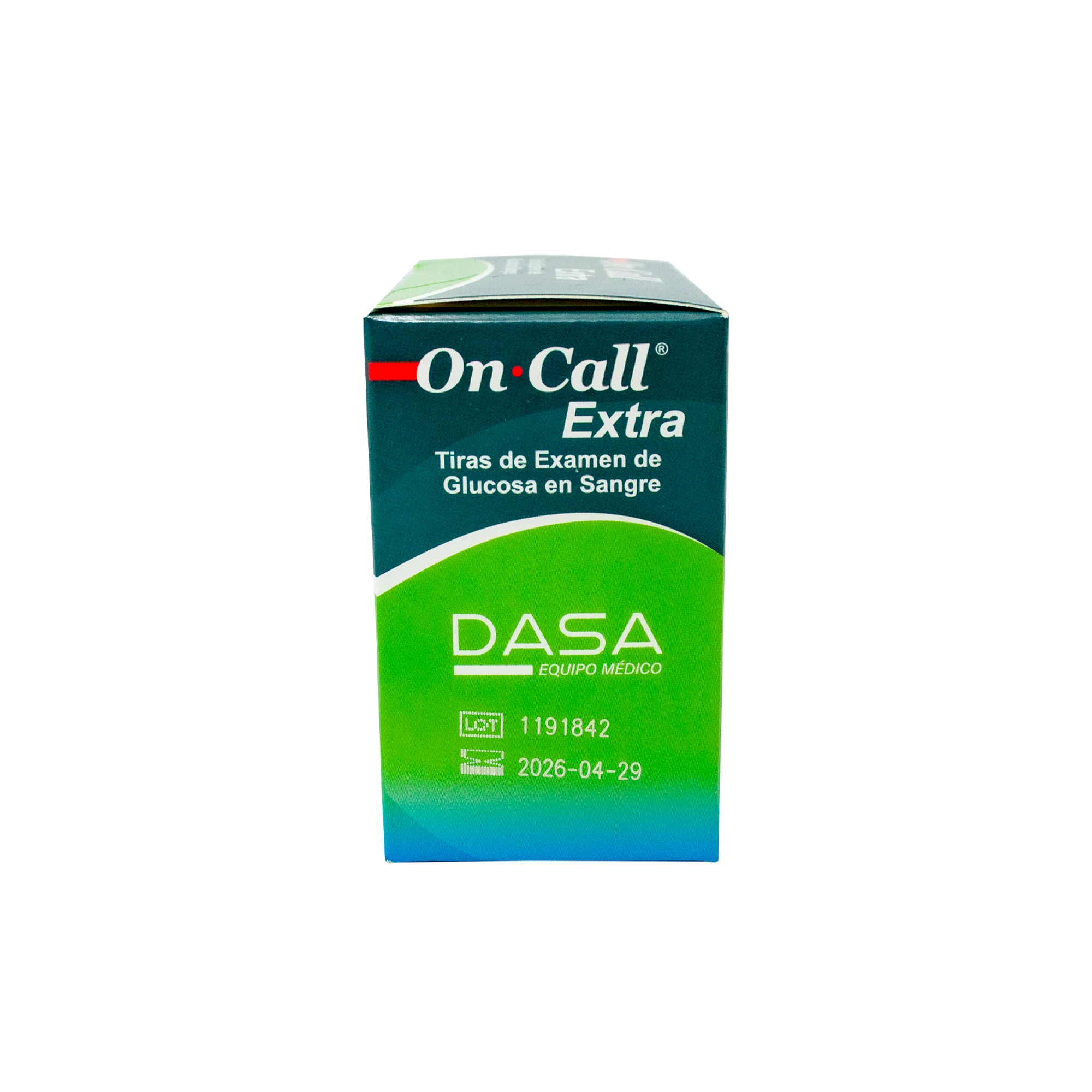 TIRAS REACTIVAS GLUCOMETRO ON CALL DASA x 50 - Imagen 2