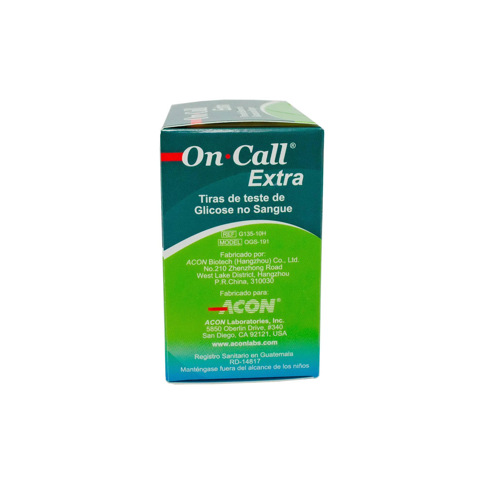 TIRAS REACTIVAS GLUCOMETRO ON CALL DASA x 50 - Imagen 4