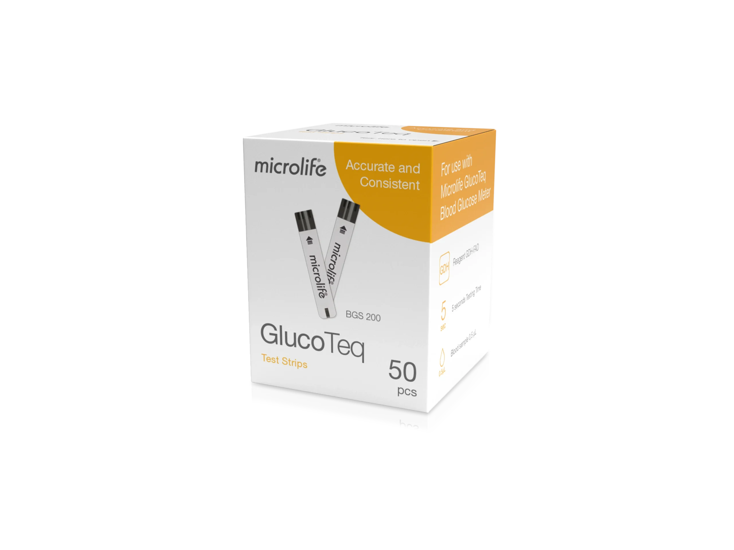 TIRAS REACTIVAS x 50 GLUCOTEQ MICROLFE