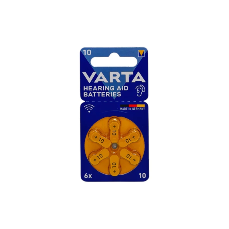 PILAS AUDITIVAS VARTA No. 10 BLISTER x 6